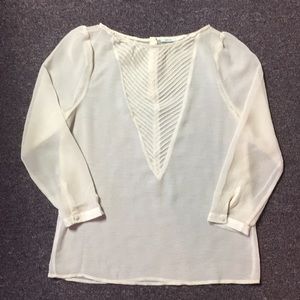 Kimchi Blue Chevron Neck top